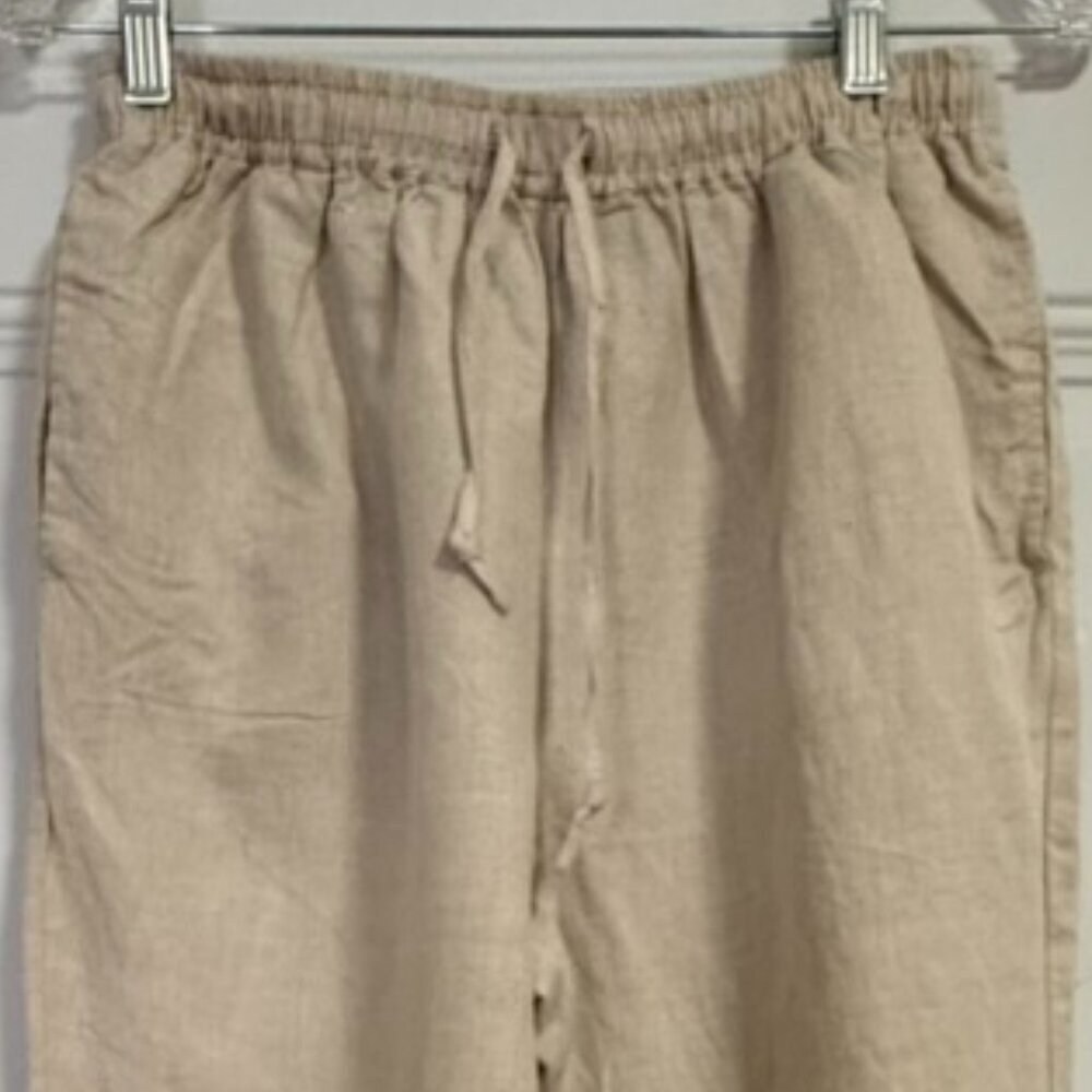 Blair‎ Linen Blend Pants Women's Size Medium Coastal Resort Sustainable